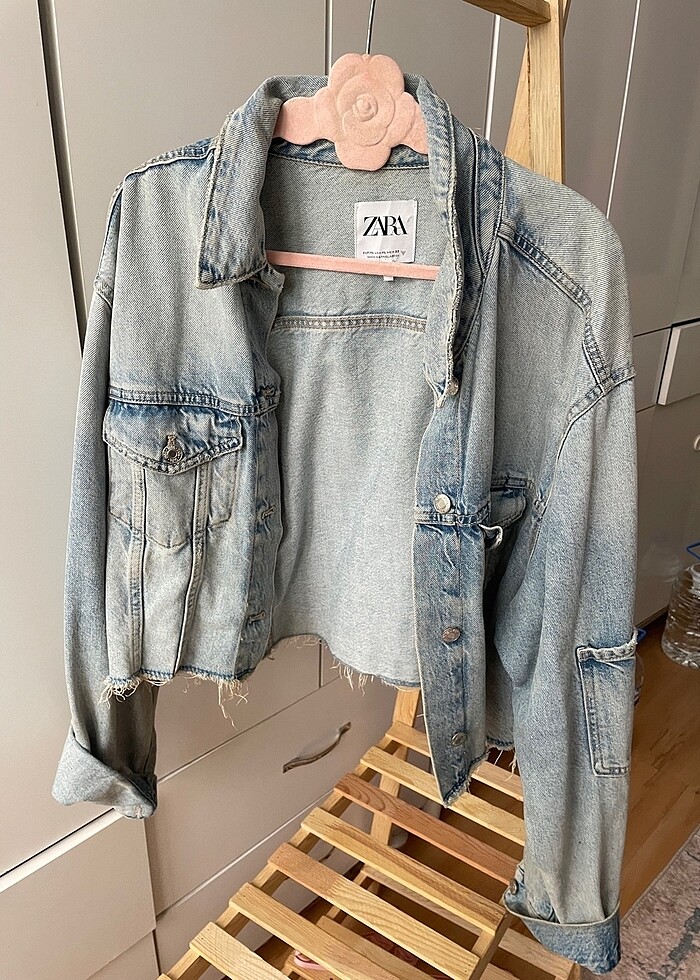 Zara crop ceket - Görsel 2