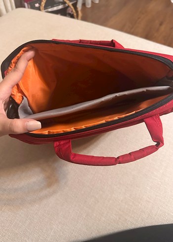 Renkli Baskılı Mini Laptop Tablet Çantası - Görsel 3