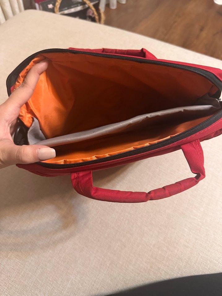 Renkli Baskılı Mini Laptop Tablet Çantası - Görsel 3