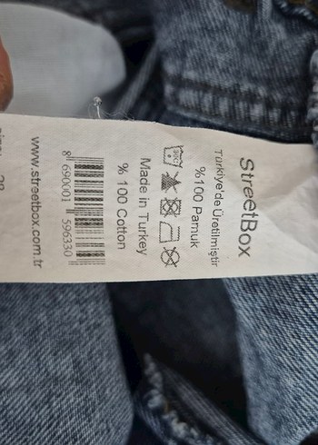 Kadın Mavi Denim Mom Jean - Görsel 7