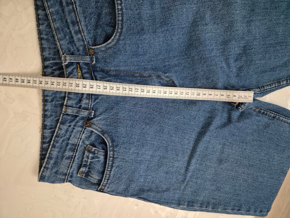 Kadın Mavi Denim Mom Jean - Görsel 5