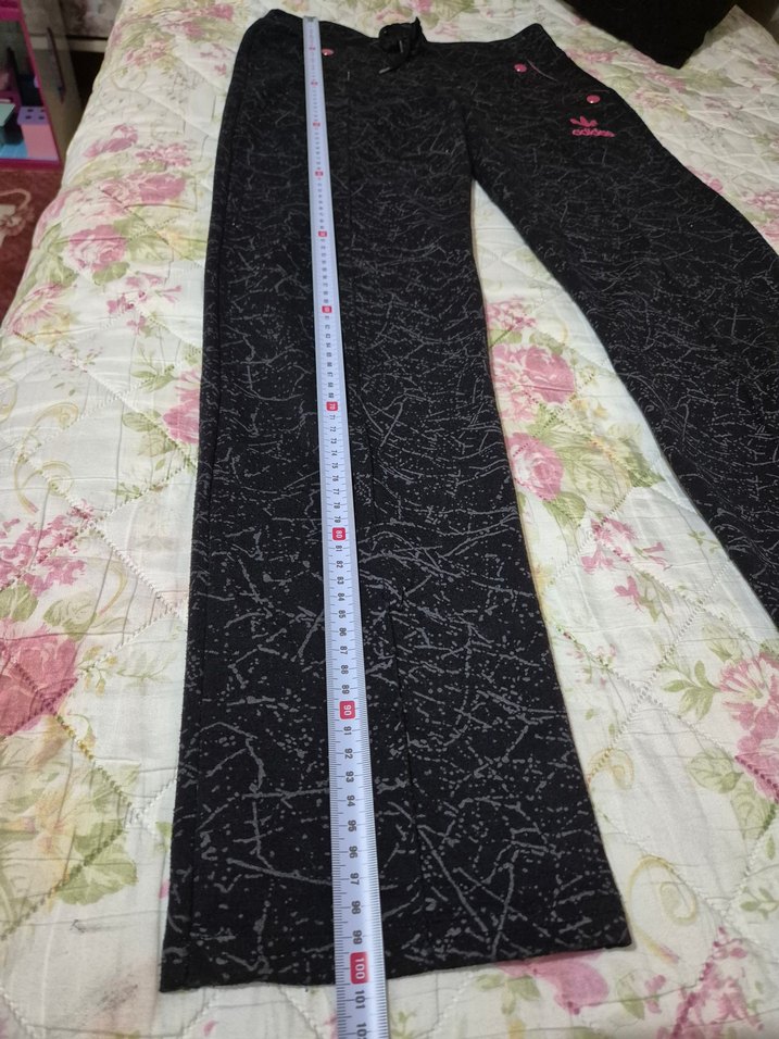 Kadın Pembe Baskılı Rahat Sweatpant - Görsel 2