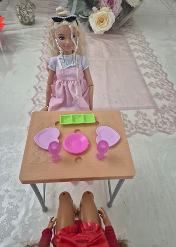 Pastel Pembe Çocuk Oyun Masası Seti - Görsel 4