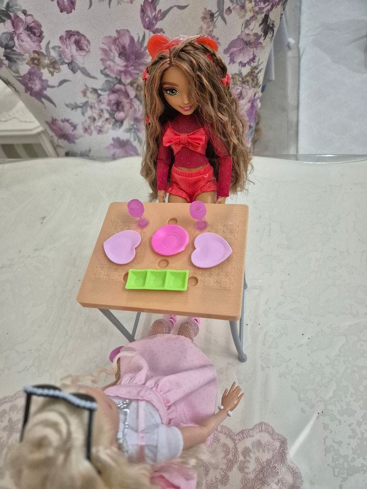 Pastel Pembe Çocuk Oyun Masası Seti - Görsel 3