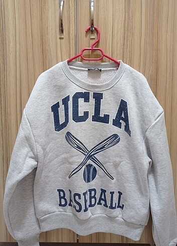 Polarlı oversize sweatshirt 