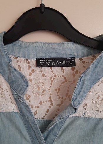Diğer Düğmeli Denim Kadın Gömlek