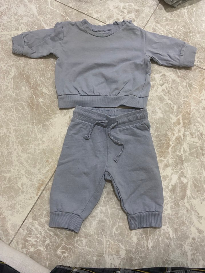 Erkek Bebek Uzun Kollu 5 adet Takım 1-2M - Görsel 3