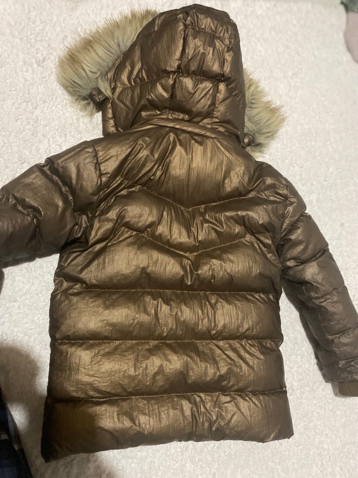 Panço Kahverengi Kürklü çocuk Kışlık Mont - Görsel 5