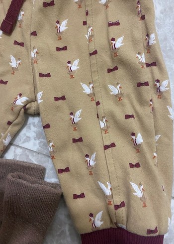 Kahverengi Erkek Bebek Triko Takım - Görsel 2