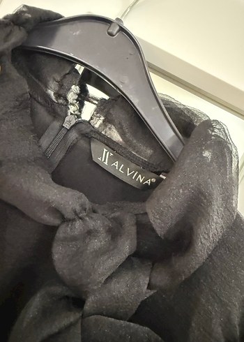 Siyah Uzun Kollu Boğazlı Mini Tunik - Görsel 13