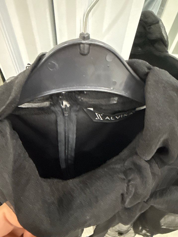 Siyah Uzun Kollu Boğazlı Mini Tunik - Görsel 4