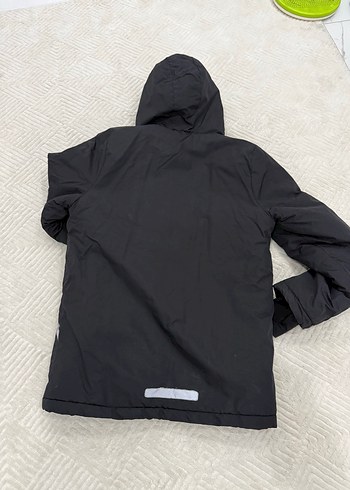 Erkek Çocuk Siyah Fermuarlı Street Wear Mont - Görsel 5