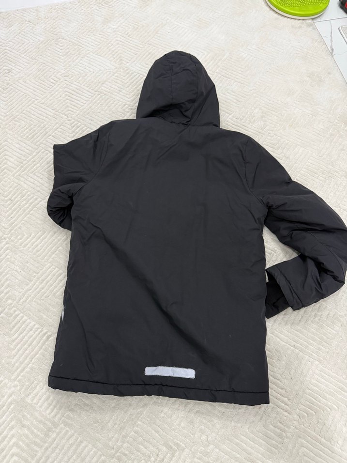 Erkek Çocuk Siyah Fermuarlı Street Wear Mont - Görsel 5