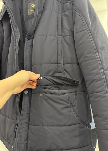 Siyah Erkek Kapitone Mont - Görsel 4