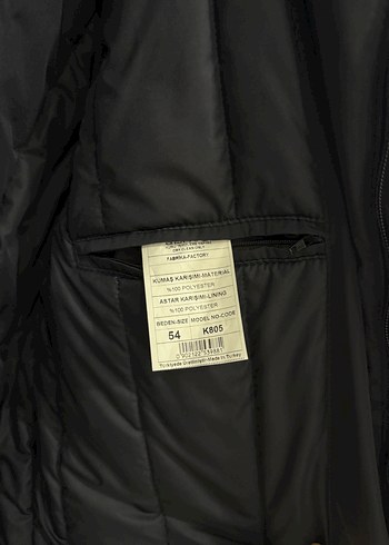 Siyah Erkek Kapitone Mont - Görsel 7