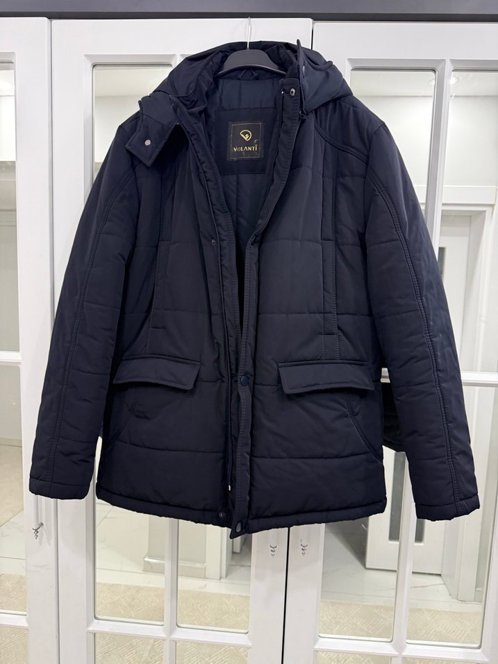 Siyah Erkek Kapitone Mont - Görsel 2