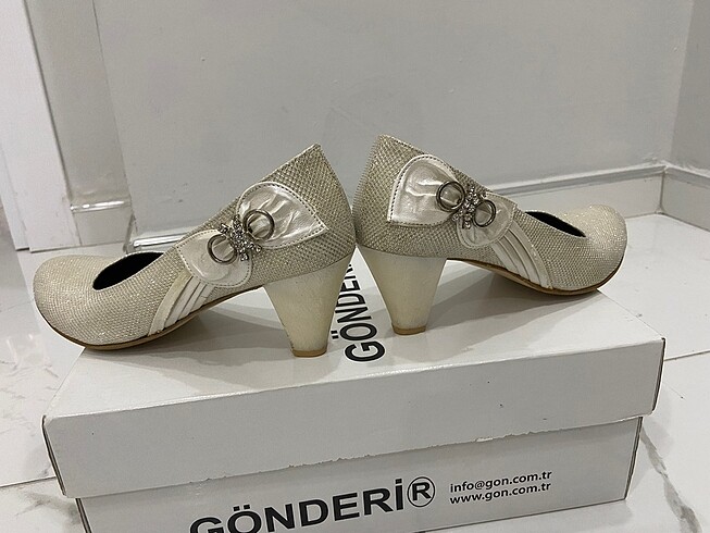 Bayan klasik topuklu ayakkabı - Görsel 5