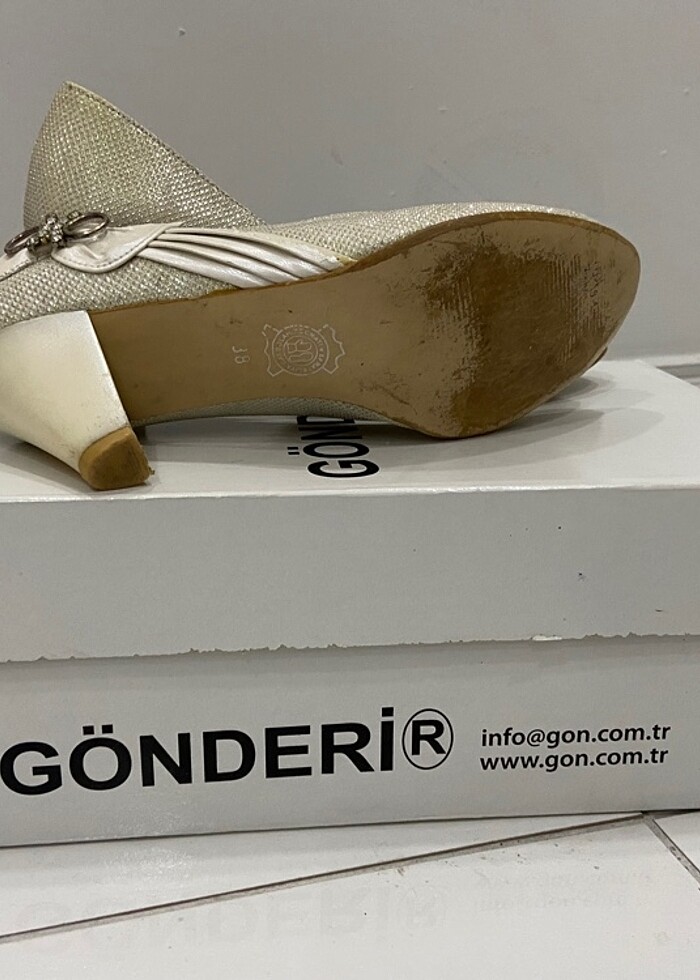 Bayan klasik topuklu ayakkabı - Görsel 4