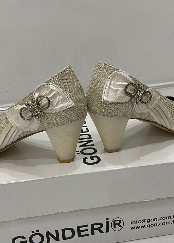Bayan klasik topuklu ayakkabı - Görsel 5
