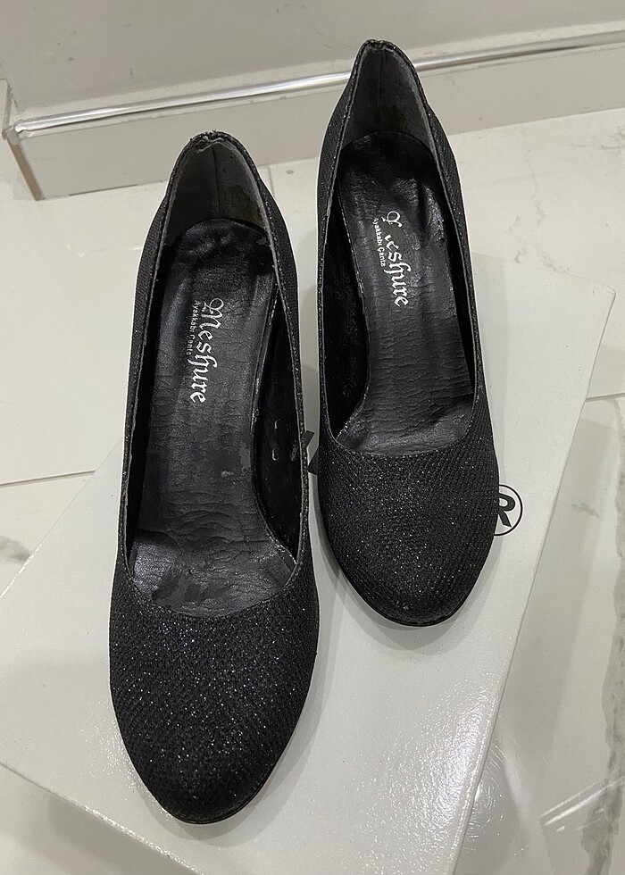 Bayan klasik topuklu ayakkabı - Görsel 3