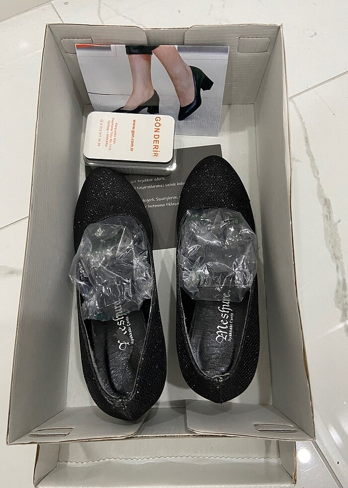 Bayan klasik topuklu ayakkabı - Görsel 5