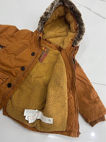 Erkek çocuk  kanvas (keten yani)mont - Görsel 7