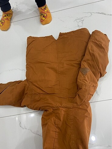 Erkek çocuk  kanvas (keten yani)mont - Görsel 5