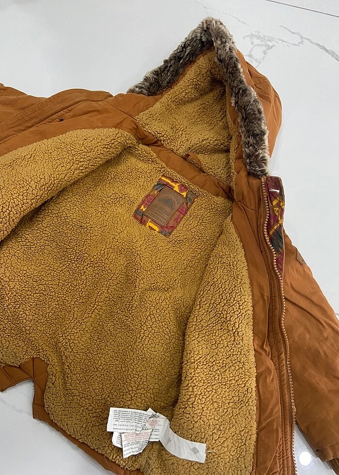 Erkek çocuk  kanvas (keten yani)mont - Görsel 3