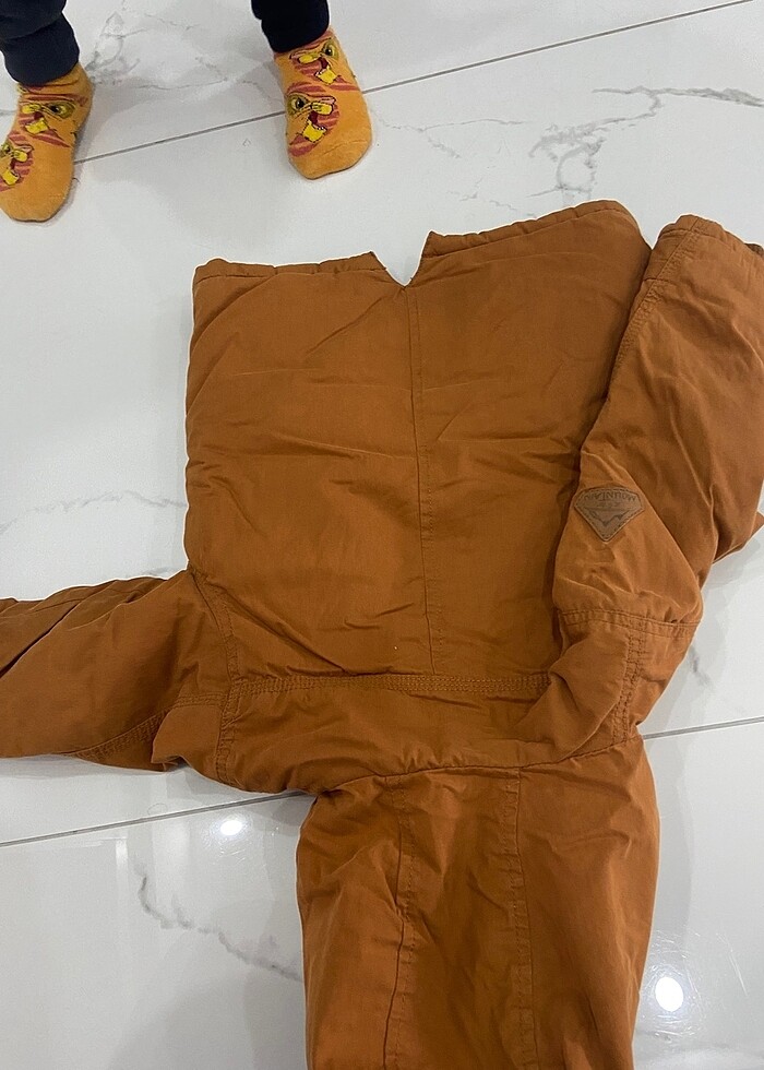 Erkek çocuk  kanvas (keten yani)mont - Görsel 5