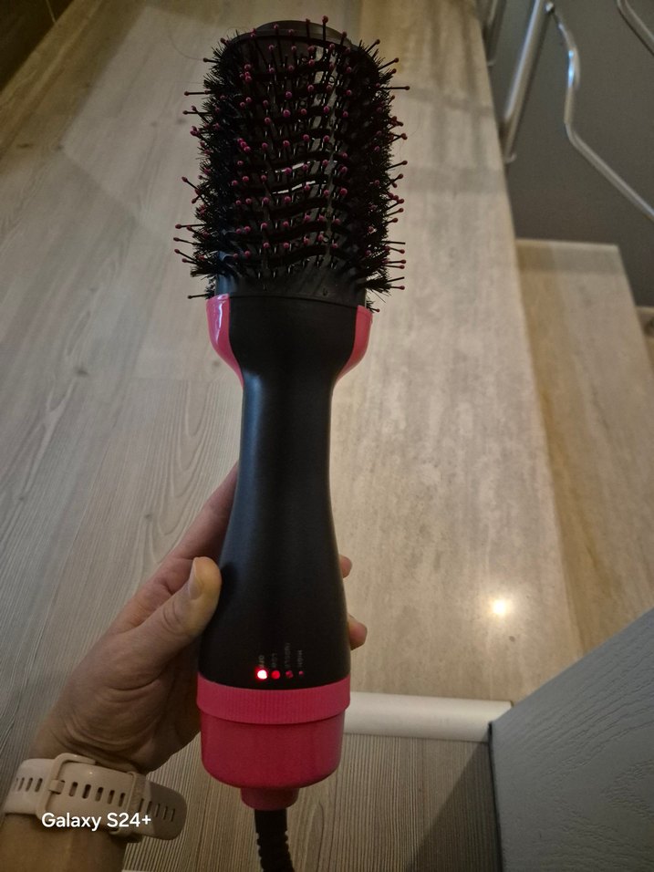 Pembe Saç Şekillendirici Fırça - Görsel 4