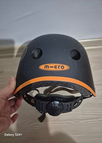 Siyah Baskılı bisiklet, paten kaskı - Görsel 4