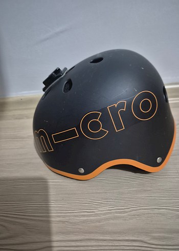 Siyah Baskılı bisiklet, paten kaskı - Görsel 2