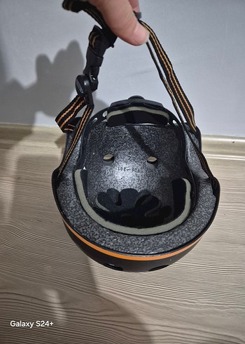 Siyah Baskılı bisiklet, paten kaskı - Görsel 13