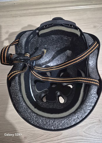 Siyah Baskılı bisiklet, paten kaskı - Görsel 6