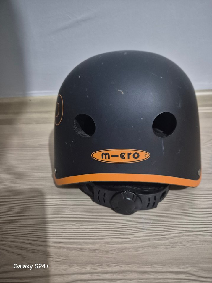 Siyah Baskılı bisiklet, paten kaskı - Görsel 3