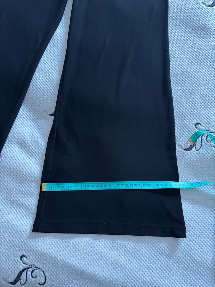 Siyah Rahat Kesim Kadın Kumaş Pantolon - Görsel 4