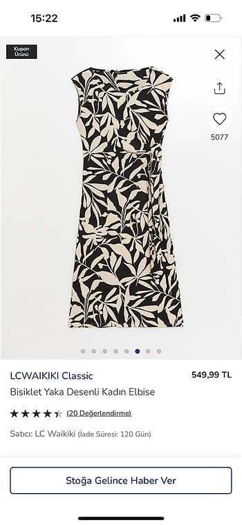 LC Waikiki Lcw hiç giyilmemiş elbise