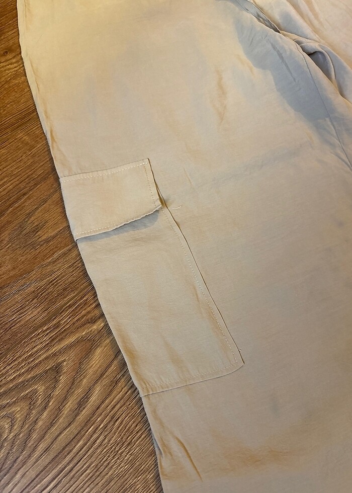 Tiril tiril kumaş pantolon - Görsel 5