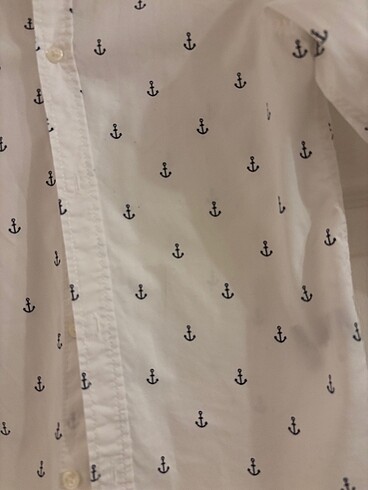 7 Yaş Beden beyaz Renk H&M erkek çocuk gömlek