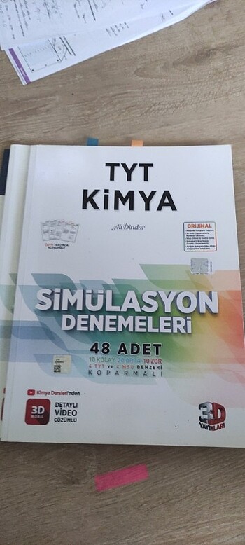 AYT kimya simülasyon denemeleri 48 adet