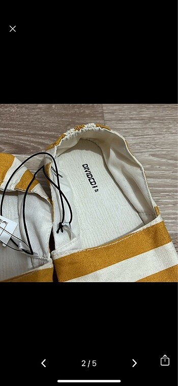 37 Beden sarı Renk H&M espadril