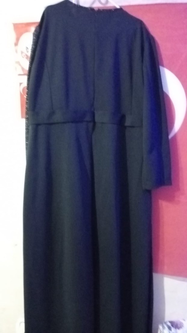 Uzun Kollu  Kadın Abiye Elbise - Görsel 2