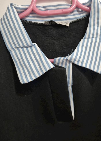 Siyah Kadın Sweatshirt - Görsel 3