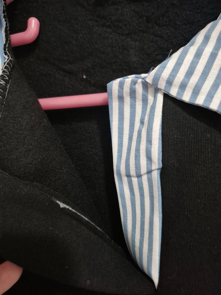 Siyah Kadın Sweatshirt - Görsel 4