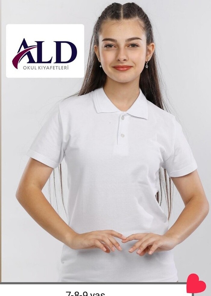 Polo yaka t-shirt unisex  - Görsel 2