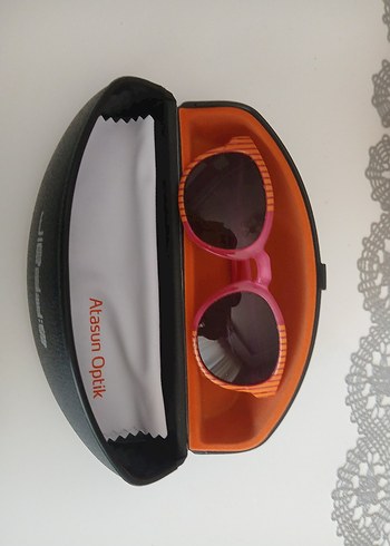 Pembe Retro Çocuk Güneş Gözlüğü - Görsel 5