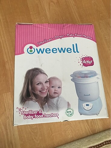 Weewell WSB160 Buharlı Sterilizatör - Kurutucu - Mama Isıtıcı