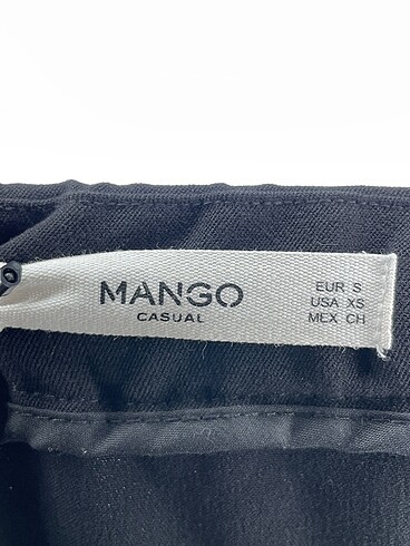 s Beden siyah Renk Mango Midi Etek %70 İndirimli.