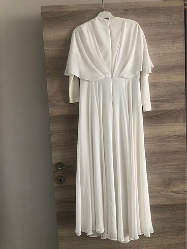 38 Beden beyaz Renk Beyaz tesettür nikah elbisesi