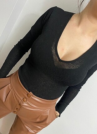 V yaka zara t-shirt